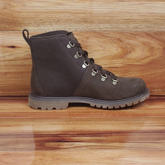 Timberland Logo Embroidered Brown Winter Boot - Picture 7 of 8